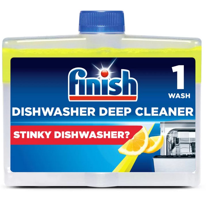 Finish Lemon Sparkle Dishwasher Cleaner, 4 x 250ml