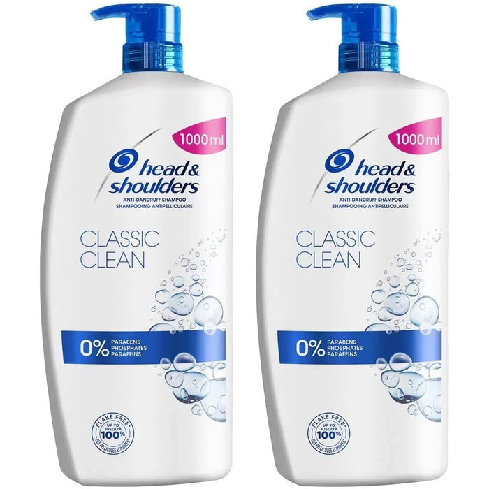 Head & Shoulders Classic Clean Shampoo 2 x 1L