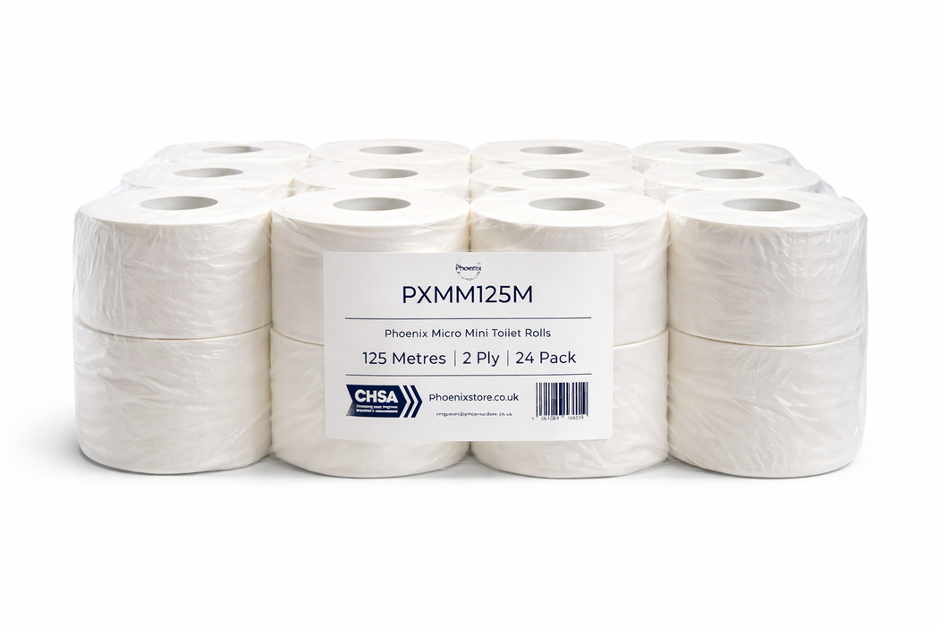 Micro Mini Toilet Rolls 125m 2 Ply - 24 Pack