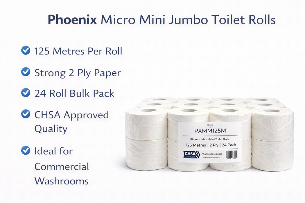 Micro Mini Toilet Rolls 125m 2 Ply - 24 Pack