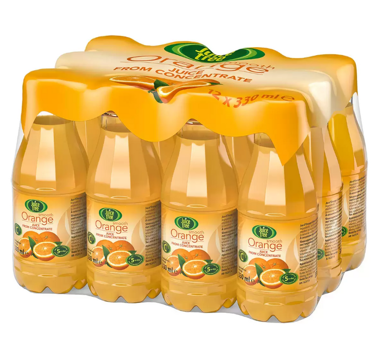 Juice Tree Orange Juice 12 x 330ml