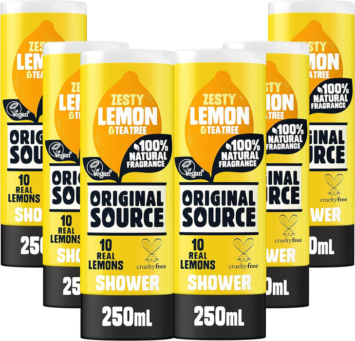 Original Source Lemon Shower Gel 6 x 250ml