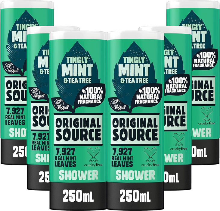 Original Source Mint & Tee Tree Shower Gel 6 x 250ml