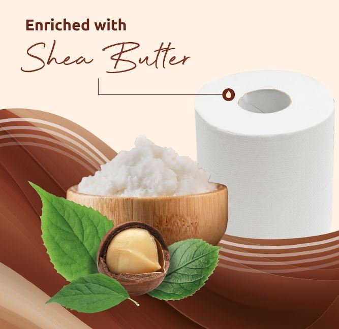 90 Roll Bulk Buy - Quilted 3 Ply Shea Butter Fragranced Toilet Rolls