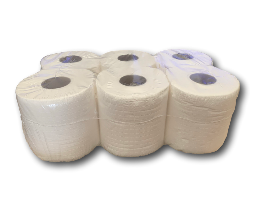 Vantage White Centrefeed 2 Ply 60m Embossed Rolls Kitchen Towel